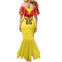 Papua New Guinea Rugby Custom Mermaid Dress Kumuls Heritage LT05 - Polynesian Pride