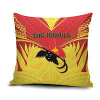 Papua New Guinea Rugby Pillow Cover Kumuls Heritage LT05 Yellow - Polynesian Pride