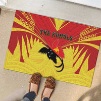 Papua New Guinea Rugby Rubber Doormat Kumuls Heritage LT05 - Polynesian Pride