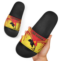 Papua New Guinea Rugby Slide Sandals Kumuls Heritage LT05 - Polynesian Pride