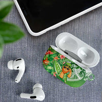 Aloha Hawaii St Patrick's Day AirPods Case Polynesian Style