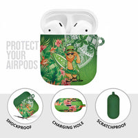 Aloha Hawaii St Patrick's Day AirPods Case Polynesian Style