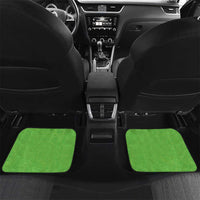 Aloha Hawaii St Patrick's Day Car Mats Polynesian Style LT05 Set 2pcs - Back Green - Polynesian Pride