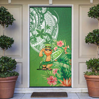 Aloha Hawaii St Patrick's Day Door Cover Polynesian Style LT05 Green - Polynesian Pride