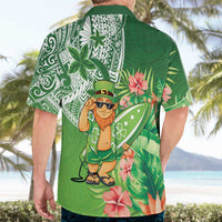 Aloha Hawaii St Patrick's Day Hawaiian Shirt Polynesian Style