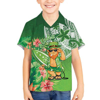 Aloha Hawaii St Patrick's Day Hawaiian Shirt Polynesian Style