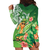 Aloha Hawaii St Patrick's Day Hoodie Dress Polynesian Style LT05 - Polynesian Pride