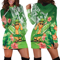 Aloha Hawaii St Patrick's Day Hoodie Dress Polynesian Style LT05 - Polynesian Pride