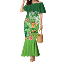 Aloha Hawaii St Patrick's Day Mermaid Dress Polynesian Style LT05 Women Green - Polynesian Pride