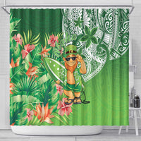 Aloha Hawaii St Patrick's Day Shower Curtain Polynesian Style LT05 - Polynesian Pride
