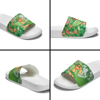 Aloha Hawaii St Patrick's Day Slide Sandals Polynesian Style LT05 - Polynesian Pride