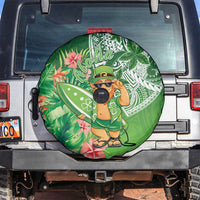 Aloha Hawaii St Patrick's Day Spare Tire Cover Polynesian Style LT05 Green - Polynesian Pride