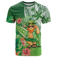 Aloha Hawaii St Patrick's Day T Shirt Polynesian Style LT05 Green - Polynesian Pride