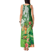Aloha Hawaii St Patrick's Day Tank Maxi Dress Polynesian Style LT05 - Polynesian Pride