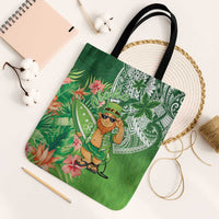 Aloha Hawaii St Patrick's Day Tote Bag Polynesian Style LT05 Black Strap One Size Green - Polynesian Pride