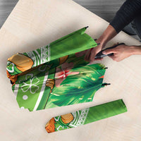 Aloha Hawaii St Patrick's Day Umbrella Polynesian Style