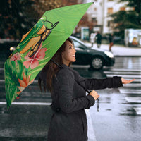 Aloha Hawaii St Patrick's Day Umbrella Polynesian Style