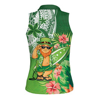 Aloha Hawaii St Patrick's Day Women Sleeveless Polo Shirt Polynesian Style LT05 - Polynesian Pride