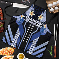 French Polynesia Tuamotu Archipelago Apron Polynesian Pattern Unique Style LT05 Navy - Polynesian Pride