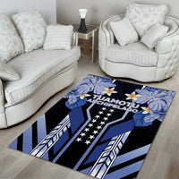 French Polynesia Tuamotu Archipelago Area Rug Polynesian Pattern Unique Style