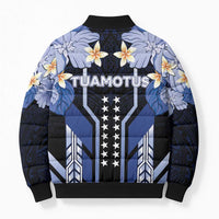 French Polynesia Tuamotu Archipelago Bomber Puffer Jacket Polynesian Pattern Unique Style LT05 - Polynesian Pride