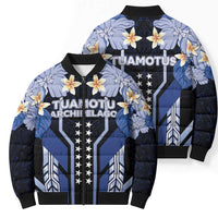 French Polynesia Tuamotu Archipelago Bomber Puffer Jacket Polynesian Pattern Unique Style LT05 - Polynesian Pride