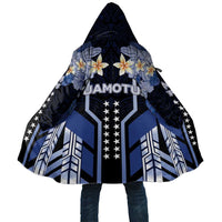 French Polynesia Tuamotu Archipelago Cloak Polynesian Pattern Unique Style LT05 Unisex Navy - Polynesian Pride