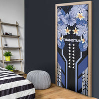 French Polynesia Tuamotu Archipelago Door Cover Polynesian Pattern Unique Style LT05 - Polynesian Pride