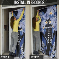 French Polynesia Tuamotu Archipelago Door Cover Polynesian Pattern Unique Style LT05 - Polynesian Pride