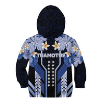 French Polynesia Tuamotu Archipelago Kid Hoodie Polynesian Pattern Unique Style LT05 - Polynesian Pride