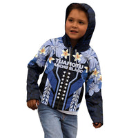 French Polynesia Tuamotu Archipelago Kid Hoodie Polynesian Pattern Unique Style LT05 - Polynesian Pride