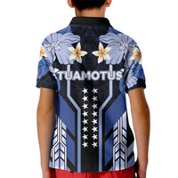 French Polynesia Tuamotu Archipelago Kid Polo Shirt Polynesian Pattern Unique Style LT05 - Polynesian Pride