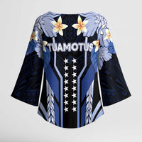 French Polynesia Tuamotu Archipelago Kimono Sleeve Blouse Polynesian Pattern Unique Style LT05 - Polynesian Pride