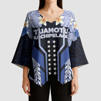 French Polynesia Tuamotu Archipelago Kimono Sleeve Blouse Polynesian Pattern Unique Style LT05 - Polynesian Pride