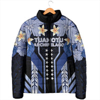 French Polynesia Tuamotu Archipelago Padded Jacket Polynesian Pattern Unique Style LT05 - Polynesian Pride