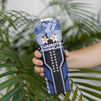 French Polynesia Tuamotu Archipelago Skinny Tumbler Polynesian Pattern Unique Style LT05 - Polynesian Pride
