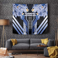 French Polynesia Tuamotu Archipelago Tapestry Polynesian Pattern Unique Style LT05 Navy - Polynesian Pride
