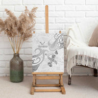 Brain Cancer Awareness Canvas Wall Art Ribbon Polynesian Pattern LT05 - Polynesian Pride