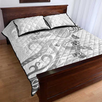 Brain Cancer Awareness Quilt Bed Set Ribbon Polynesian Pattern LT05 - Polynesian Pride