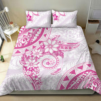 Polynesian Pattern With Plumeria Flowers Bedding Set Pink LT05 - Polynesian Pride