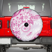 Polynesian Pattern With Plumeria Flowers Spare Tire Cover Pink LT05 - Polynesian Pride