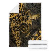Polynesian Sunset Plumeria Blanket Gold Polynesian Tattoo LT05 - Polynesian Pride