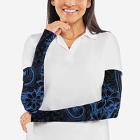 Polynesian Sunset Plumeria Arm Sleeves Navy Polynesian Tattoo LT05 - Polynesian Pride