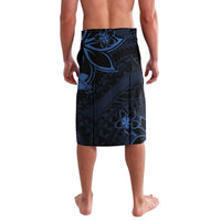 Polynesian Sunset Plumeria Lavalava Navy Polynesian Tattoo LT05 - Polynesian Pride