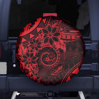 Polynesian Sunset Plumeria Spare Tire Cover Red Polynesian Tattoo LT05 - Polynesian Pride