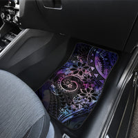 Polynesian Sunset Plumeria Car Mats Galaxy Polynesian Tattoo LT05 - Polynesian Pride