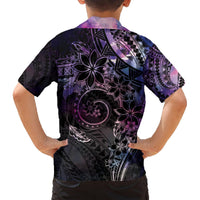 Polynesian Sunset Plumeria Hawaiian Shirt Galaxy Polynesian Tattoo LT05 - Polynesian Pride