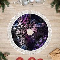 Polynesian Sunset Plumeria Tree Skirt Galaxy Polynesian Tattoo