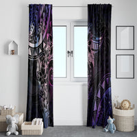 Polynesian Sunset Plumeria Window Curtain Galaxy Polynesian Tattoo LT05 - Polynesian Pride