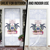 Samoa Independence Day Door Cover Samoa United For A New Beginning LT05 - Polynesian Pride